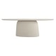 ΤΡΑΠΕΖΙ ΤΡΑΠΕΖΑΡΙΑΣ ΟΒΑΛ BRECCAN HM6577.02 ΜΠΕΖ FIBER CEMENT 240x100x75Υεκ.