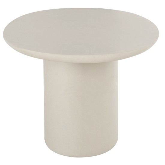 ΤΡΑΠΕΖΙ ΤΡΑΠΕΖΑΡΙΑΣ ΟΒΑΛ BRECCAN HM6577.02 ΜΠΕΖ FIBER CEMENT 240x100x75Υεκ.