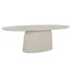 ΤΡΑΠΕΖΙ ΤΡΑΠΕΖΑΡΙΑΣ ΟΒΑΛ BRECCAN HM6577.02 ΜΠΕΖ FIBER CEMENT 240x100x75Υεκ.