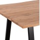 ΤΡΑΠΕΖΙ ΤΡΑΠΕΖΑΡΙΑΣ SOFIA SLIM HM8500.11 ΜΑΣΙΦ ΞΥΛΟ ΑΚΑΚΙΑΣ 160x90x76Υ εκ.