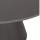 ΤΡΑΠΕΖΙ ΤΡΑΠΕΖΑΡΙΑΣ ΣΤΡΟΓΓΥΛΟ RAIKO HM6573.01 ΓΚΡΙ FIBER CEMENT Φ130x75Υεκ