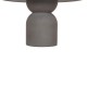 ΤΡΑΠΕΖΙ ΤΡΑΠΕΖΑΡΙΑΣ ΣΤΡΟΓΓΥΛΟ KAZVIN HM6582.01 ΓΚΡΙ FIBER CEMENT Φ130x73Υεκ