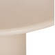 ΤΡΑΠΕΖΙ ΤΡΑΠΕΖΑΡΙΑΣ ΣΤΡΟΓΓΥΛΟ KAZVIN HM6582.02 ΜΠΕΖ FIBER CEMENT Φ130x73Υεκ
