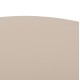 ΤΡΑΠΕΖΙ ΤΡΑΠΕΖΑΡΙΑΣ FIBER CEMENT ΣΤΡΟΓΓΥΛΟ NAYU HM6583.02 ΜΠΕΖ Φ120x73Υεκ