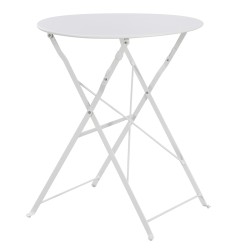 ΤΡΑΠΕΖΙ ΖΑΠΠΕΙΟΥ ΠΤΥΣΣΟΜΕΝΟ ΣΤΡΟΓΓΥΛΟ SOPHIE HM6336.05 ΜΕΤΑΛΛΙΚΟ DARK OLIVE Φ60x70Υεκ