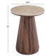 ΤΡΑΠΕΖΙΑ ΣΑΛΟΝΙΟΥ 2ΤΜΧ WALDEN HM12108 ΚΕΡΑΜΙΚΑ TOP--MDF ΒΑΣΕΙΣ Φ80+Φ46εκ.