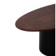 ΤΡΑΠΕΖΙA ΣΑΛΟΝΙΟΥ 3ΤΜΧ PEBBLES HM18004 MANGO TOP-ΜΕΤΑΛΛΙΚΕΣ ΜΑΥΡΕΣ ΒΑΣΕΙΣ