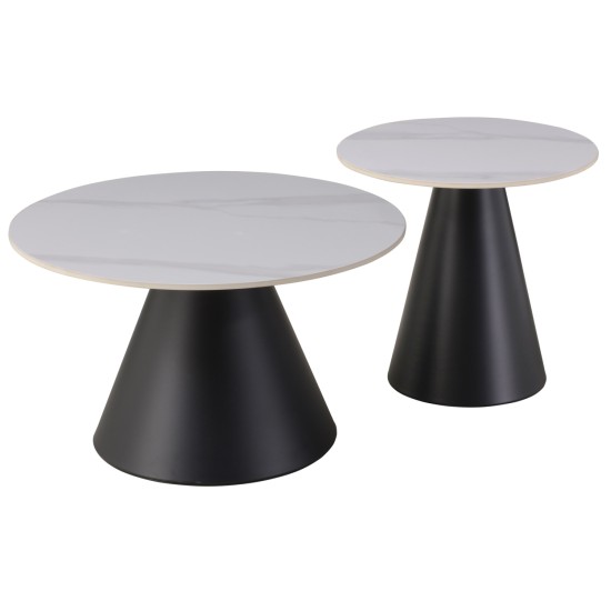 ΤΡΑΠΕΖΙΑ ΣΑΛΟΝΙΟΥ RIDGE HM18266.01 ΚΕΡΑΜΙΚΑ TOP ΜΕ ΟΨΗ ΛΕΥΚΟΥ ΜΑΡΜΑΡΟΥ Φ50εκ & Φ70εκ ΤΡΑΠΕΖΙΑ ΣΑΛΟΝΙΟΥ RIDGE HM18266.01 ΚΕΡΑΜΙΚΑ TOP ΜΕ ΟΨΗ ΛΕΥΚΟΥ ΜΑΡΜΑΡΟΥ Φ50εκ & Φ70εκ