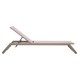 ΞΑΠΛΩΣΤΡΑ ΑΛΟΥΜΙΝΙΟΥ MARIMAR HM6562.03 ΣΚΕΛΕΤΟΣ TAUPE & TEXTILENE ΜΠΕΖ 220x67.5x31.5Υεκ