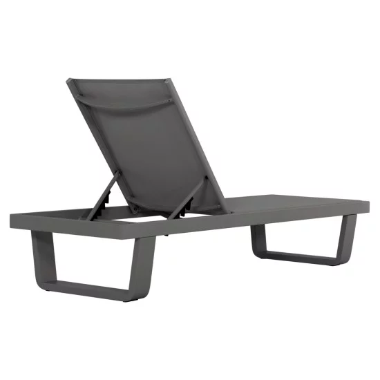 ΞΑΠΛΩΣΤΡΑ ΑΛΟΥΜΙΝΙΟΥ ΜΕ ΥΦΑΣΜΑ TESLIN RICKON HM6292.04 ΣΕ ΣΑΜΠΑΝΙ 198x61,5x97Υεκ.