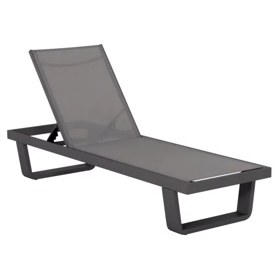ΞΑΠΛΩΣΤΡΑ ΑΛΟΥΜΙΝΙΟΥ ΜΕ ΥΦΑΣΜΑ TESLIN RICKON HM6292.04 ΣΕ ΣΑΜΠΑΝΙ 198x61,5x97Υεκ.