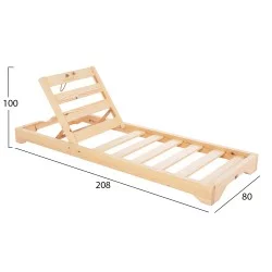 ΞΑΠΛΩΣΤΡΑ IKARIA HM10717.02 ΠΕΥΚΟ ΦΥΣΙΚΟ-OLEFIN ΣΕ ΜΠΕΖ-ΜΕ ΜΑΞΙΛΑΡΙ 20εκ.