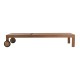 ΞΑΠΛΩΣΤΡΑ LAGERTHA HM5963.11 ΞΥΛΟ ΤΕΑΚ ΣΕ ΦΥΣΙΚΟ ΧΡΩΜΑ 200x65x102Υεκ.