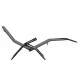 ΞΑΠΛΩΣΤΡΑ ΚΟΥΝΙΣΤΗ SWINGSAND HM6553.01 ΓΚΡΙ TEXTILENE--ΜΑΥΡΟ ΜΕΤΑΛΛΟ 143x60x94Υεκ