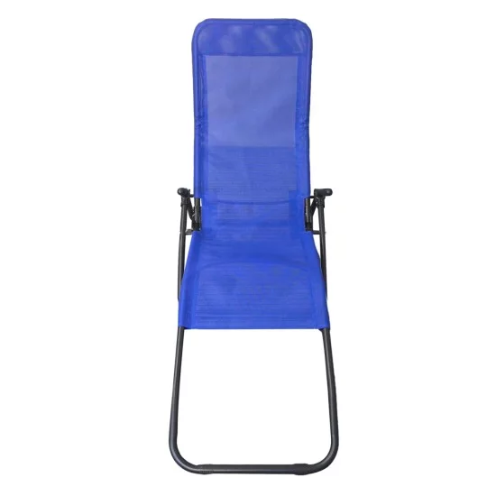 ΞΑΠΛΩΣΤΡΑ ΚΟΥΝΙΣΤΗ SWINGSAND HM6553.05 ΜΠΛΕ TEXTILENE--ΜΑΥΡΟ ΜΕΤΑΛΛΟ 142x60x95Υεκ