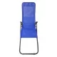 ΞΑΠΛΩΣΤΡΑ ΚΟΥΝΙΣΤΗ SWINGSAND HM6553.05 ΜΠΛΕ TEXTILENE--ΜΑΥΡΟ ΜΕΤΑΛΛΟ 142x60x95Υεκ