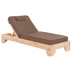 ΞΑΠΛΩΣΤΡΑ ΜΕ ΜΑΞΙΛΑΡΙ ΚΟΡΙΝΟΣ HM10777.04T ΞΥΛΟ ΠΕΥΚΟΥ--TEXTILENE ΜΟΚΑ 79x204x80Υεκ