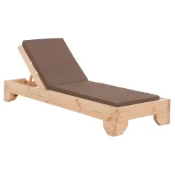 ΞΑΠΛΩΣΤΡΑ ΜΕ ΜΑΞΙΛΑΡΙ ΚΟΡΙΝΟΣ HM10775.04T ΞΥΛΟ ΠΕΥΚΟΥ--TEXTILENE ΜΟΚΑ 79x204x77Υεκ