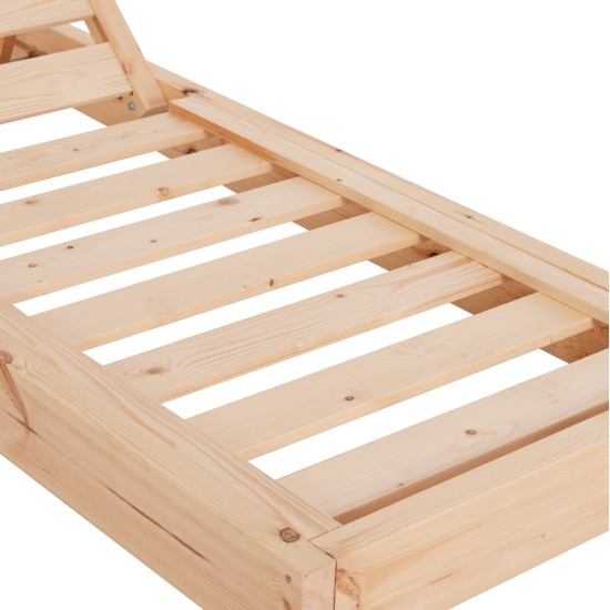 ΞΑΠΛΩΣΤΡΑ ΜΕ ΜΑΞΙΛΑΡΙ ΚΟΡΙΝΟΣ HM10778.73 ΞΥΛΟ ΠΕΥΚΟΥ--OLEFIN ΣΕ ΓΚΡΙ 79x204x77Υεκ