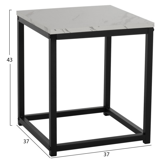 ΖΙΓΚΟΝ GRELAY 2 ΤΕΜ MDF ΟΨΗ ΜΑΡΜΑΡΟΥ & ΜΕΤΑΛΛΟ HM8762.11 45Χ45Χ50εκ. & 37Χ37Χ43 εκ. ΖΙΓΚΟΝ GRELAY 2 ΤΕΜ MDF ΟΨΗ ΜΑΡΜΑΡΟΥ & ΜΕΤΑΛΛΟ HM8762.11 45Χ45Χ50εκ. & 37Χ37Χ43 εκ.