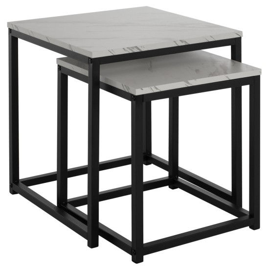 ΖΙΓΚΟΝ GRELAY 2 ΤΕΜ MDF ΟΨΗ ΜΑΡΜΑΡΟΥ & ΜΕΤΑΛΛΟ HM8762.11 45Χ45Χ50εκ. & 37Χ37Χ43 εκ. ΖΙΓΚΟΝ GRELAY 2 ΤΕΜ MDF ΟΨΗ ΜΑΡΜΑΡΟΥ & ΜΕΤΑΛΛΟ HM8762.11 45Χ45Χ50εκ. & 37Χ37Χ43 εκ.