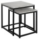 ΖΙΓΚΟΝ GRELAY 2 ΤΕΜ MDF ΟΨΗ ΜΑΡΜΑΡΟΥ & ΜΕΤΑΛΛΟ HM8762.11 45Χ45Χ50εκ. & 37Χ37Χ43 εκ. ΖΙΓΚΟΝ GRELAY 2 ΤΕΜ MDF ΟΨΗ ΜΑΡΜΑΡΟΥ & ΜΕΤΑΛΛΟ HM8762.11 45Χ45Χ50εκ. & 37Χ37Χ43 εκ.