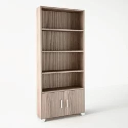 Βιβλιοθήκη σε χρώμα σταχτί 75x30x180