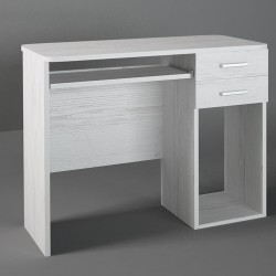 Γραφείο εργασίας σε χρώμα λευκό ρουστικ 100x55x80