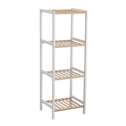 Ραφιέρα kit απο mdf σε χρώμα λευκό/σονόμα 35x35x100