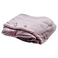 Κουβέρτα μινκ σε χρώμα σάπιο μήλο 220x230