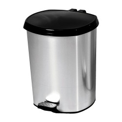 Πεντάλ πλαστικό μεταλιζέ 50L