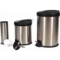 Πεντάλ inox-πλαστικό 20L