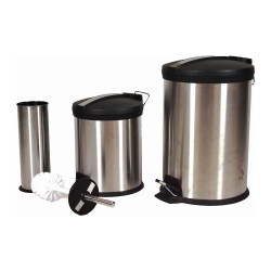 Πεντάλ inox-πλαστικό 5L
