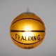 SPALDING NBA 00645 Μοντέρνο Κρεμαστό Παιδικό Φωτιστικό Οροφής Μονόφωτο 1 x E27 Πορτοκαλί Γυάλινο Φ18 x Υ18cm