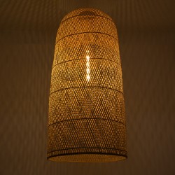 CALERO 00670 Boho Κρεμαστό Φωτιστικό Οροφής με Ντουί 1 x E27 AC 220-240V IP20 - Μπεζ - Μ60 x Π60 x Y120cm