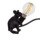 MOUSE 00675 Vintage Επιτραπέζιο Φωτιστικό Πορτατίφ Μονόφωτο 1 x E12 IP20 Μαύρο Πλαστικό - Μ13 x Π4 x Υ7cm MOUSE 00675 Vintage Επιτραπέζιο Φωτιστικό Πορτατίφ Μονόφωτο 1 x E12 IP20 Μαύρο Πλαστικό - Μ13 x Π4 x Υ7cm