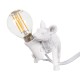 MOUSE 00676 Vintage Επιτραπέζιο Φωτιστικό Πορτατίφ Μονόφωτο 1 x E12 IP20 Λευκό Πλαστικό - Μ13 x Π4 x Υ7cm MOUSE 00676 Vintage Επιτραπέζιο Φωτιστικό Πορτατίφ Μονόφωτο 1 x E12 IP20 Λευκό Πλαστικό - Μ13 x Π4 x Υ7cm