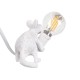 MOUSE 00676 Vintage Επιτραπέζιο Φωτιστικό Πορτατίφ Μονόφωτο 1 x E12 IP20 Λευκό Πλαστικό - Μ13 x Π4 x Υ7cm MOUSE 00676 Vintage Επιτραπέζιο Φωτιστικό Πορτατίφ Μονόφωτο 1 x E12 IP20 Λευκό Πλαστικό - Μ13 x Π4 x Υ7cm