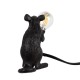 MOUSE 00678 Vintage Επιτραπέζιο Φωτιστικό Πορτατίφ Μονόφωτο 1 x E12 IP20 Μαύρο Πλαστικό - Μ12 x Π4 x Υ10cm MOUSE 00678 Vintage Επιτραπέζιο Φωτιστικό Πορτατίφ Μονόφωτο 1 x E12 IP20 Μαύρο Πλαστικό - Μ12 x Π4 x Υ10cm