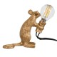 MOUSE 00680 Vintage Επιτραπέζιο Φωτιστικό Πορτατίφ Μονόφωτο 1 x E12 IP20 Χρυσό Πλαστικό - Μ12 x Π4 x Υ10cm MOUSE 00680 Vintage Επιτραπέζιο Φωτιστικό Πορτατίφ Μονόφωτο 1 x E12 IP20 Χρυσό Πλαστικό - Μ12 x Π4 x Υ10cm