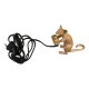 MOUSE 00680 Vintage Επιτραπέζιο Φωτιστικό Πορτατίφ Μονόφωτο 1 x E12 IP20 Χρυσό Πλαστικό - Μ12 x Π4 x Υ10cm MOUSE 00680 Vintage Επιτραπέζιο Φωτιστικό Πορτατίφ Μονόφωτο 1 x E12 IP20 Χρυσό Πλαστικό - Μ12 x Π4 x Υ10cm