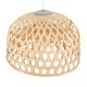 MANGEA 00716 Boho Κρεμαστό Φωτιστικό Πλέγμα Μονόφωτο 1 x E27 IP20 Μπέζ Ξύλο - Μ50 x Π50 x Υ34cm MANGEA 00716 Boho Κρεμαστό Φωτιστικό Πλέγμα Μονόφωτο 1 x E27 IP20 Μπέζ Ξύλο - Μ50 x Π50 x Υ34cm
