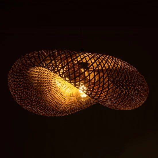 MEXICO 00719 Boho Κρεμαστό Φωτιστικό Οροφής με Ντουί 1 x E27 AC 220-240V IP20 - Μπεζ - Μ65 x Π46 x Υ30cm