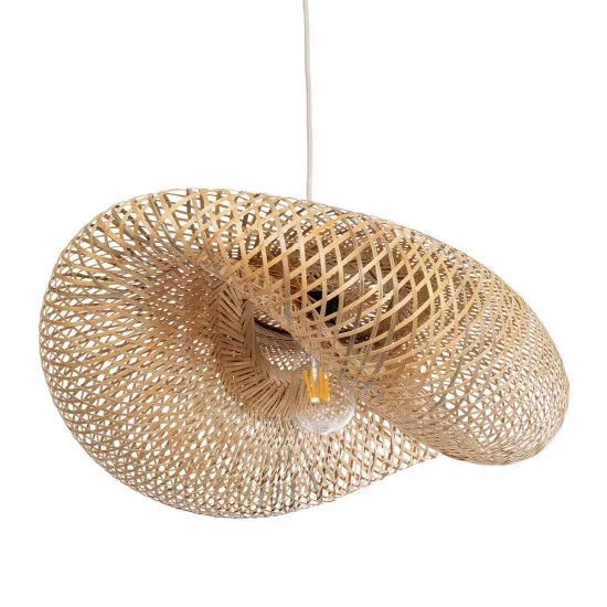 MEXICO 00719 Boho Κρεμαστό Φωτιστικό Οροφής με Ντουί 1 x E27 AC 220-240V IP20 - Μπεζ - Μ65 x Π46 x Υ30cm