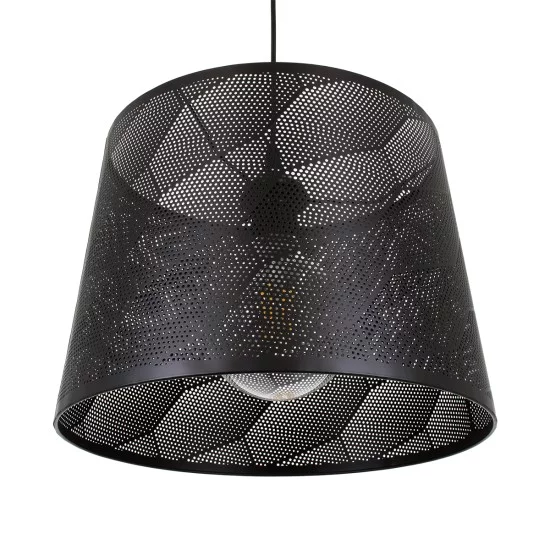 SPARKLE 00733 Μοντέρνο Κρεμαστό Φωτιστικό Οροφής με Ντουί 1 x E27 AC 220-240V IP20 - Μαύρο - Μ35 x Π35 x Υ26cm