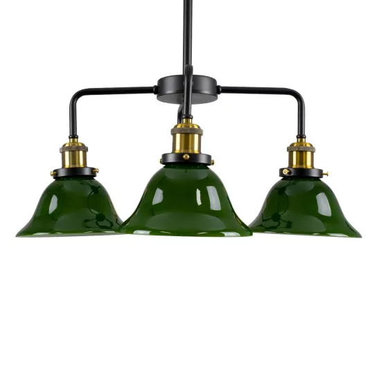 LIBRARY 00769 Vintage Φωτιστικό Οροφής με Ντουί 4 x E27 AC 220-240V IP20 - Πολύχρωμο - Μ57 x Π57 x Υ90cm