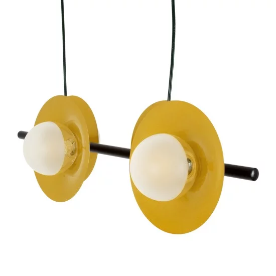 JOLIET 00782 Μοντέρνο Κρεμαστό Φωτιστικό Οροφής με Ντουί 4 x G9 AC 220-240V IP20 - Μαύρο & Χρυσό - Μ65 x Π28 x Υ20cm