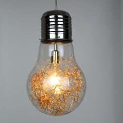 LAMP 00808 Μοντέρνο Κρεμαστό Φωτιστικό Οροφής με Ντουί 1 x E27 AC 220-240V IP20 - Πολύχρωμο - Μ30 x Π30 x Υ52cm