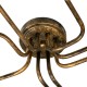 LIBERTA 00841 Μοντέρνο Φωτιστικό Οροφής Πλέγμα Πολύφωτο 8 x E27 IP20 Μπρούτζινο Μέταλλο - Μ102 x Π72 x Υ10.5cm LIBERTA 00841 Μοντέρνο Φωτιστικό Οροφής Πλέγμα Πολύφωτο 8 x E27 IP20 Μπρούτζινο Μέταλλο - Μ102 x Π72 x Υ10.5cm