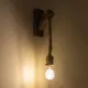 VANITY 00878 Vintage Επιτοίχιο Φωτιστικό Απλίκα Μονόφωτο 1 x E27 IP20 Καφέ Ξύλο με Μπεζ Σχοινί - Μ7 x Π15 x Υ38cm VANITY 00878 Vintage Επιτοίχιο Φωτιστικό Απλίκα Μονόφωτο 1 x E27 IP20 Καφέ Ξύλο με Μπεζ Σχοινί - Μ7 x Π15 x Υ38cm